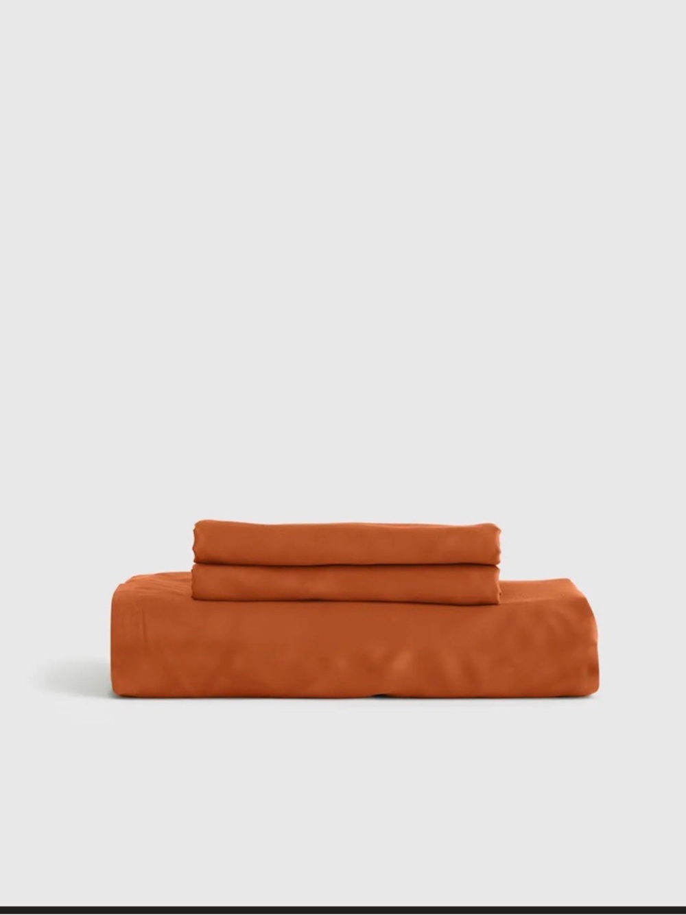 NWOT Quince 3-Piece Fitted King Sheet Set in Terracotta (no flat sheet) SOLD OUT